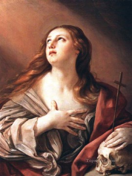  penitente Pintura - La Magdalena Penitente Barroca Guido Reni